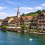 Daire Zollhaus Loft Marco Polo Nahe Der Schweiz In Klettgau